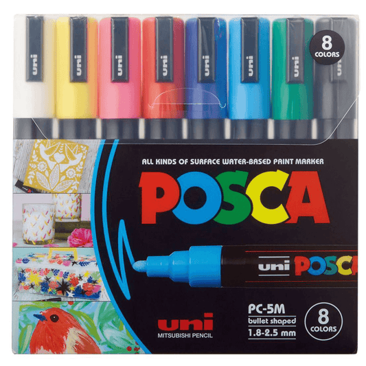 Estojo Marcador Posca Uni-Ball PC-5M