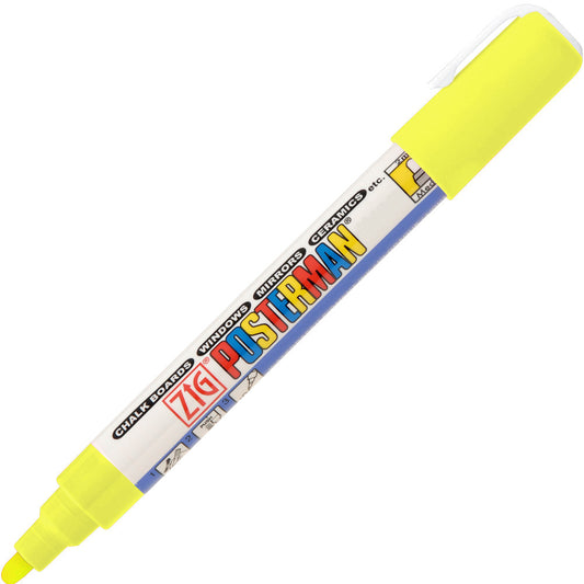 Marcador Zig Posterman Kuretake Fluorescent Yellow
