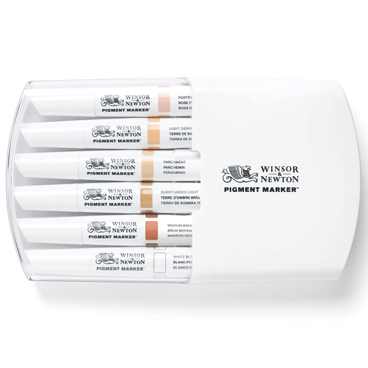 Marcador Pigment Marker Winsor & Newton Tons de Pele