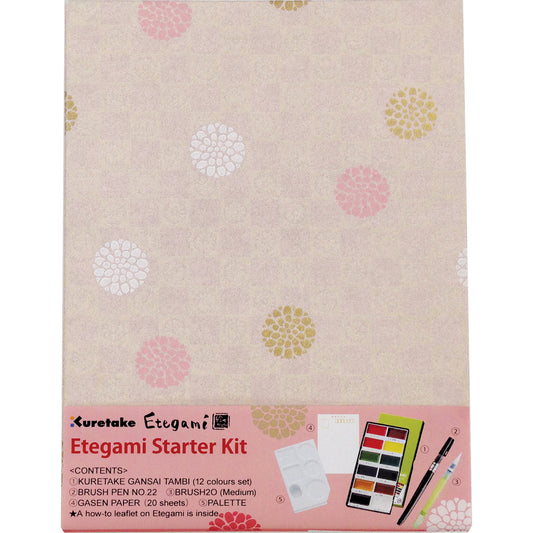 Aquarela Kuretake Gansai Tambi Etegami Starter Kit