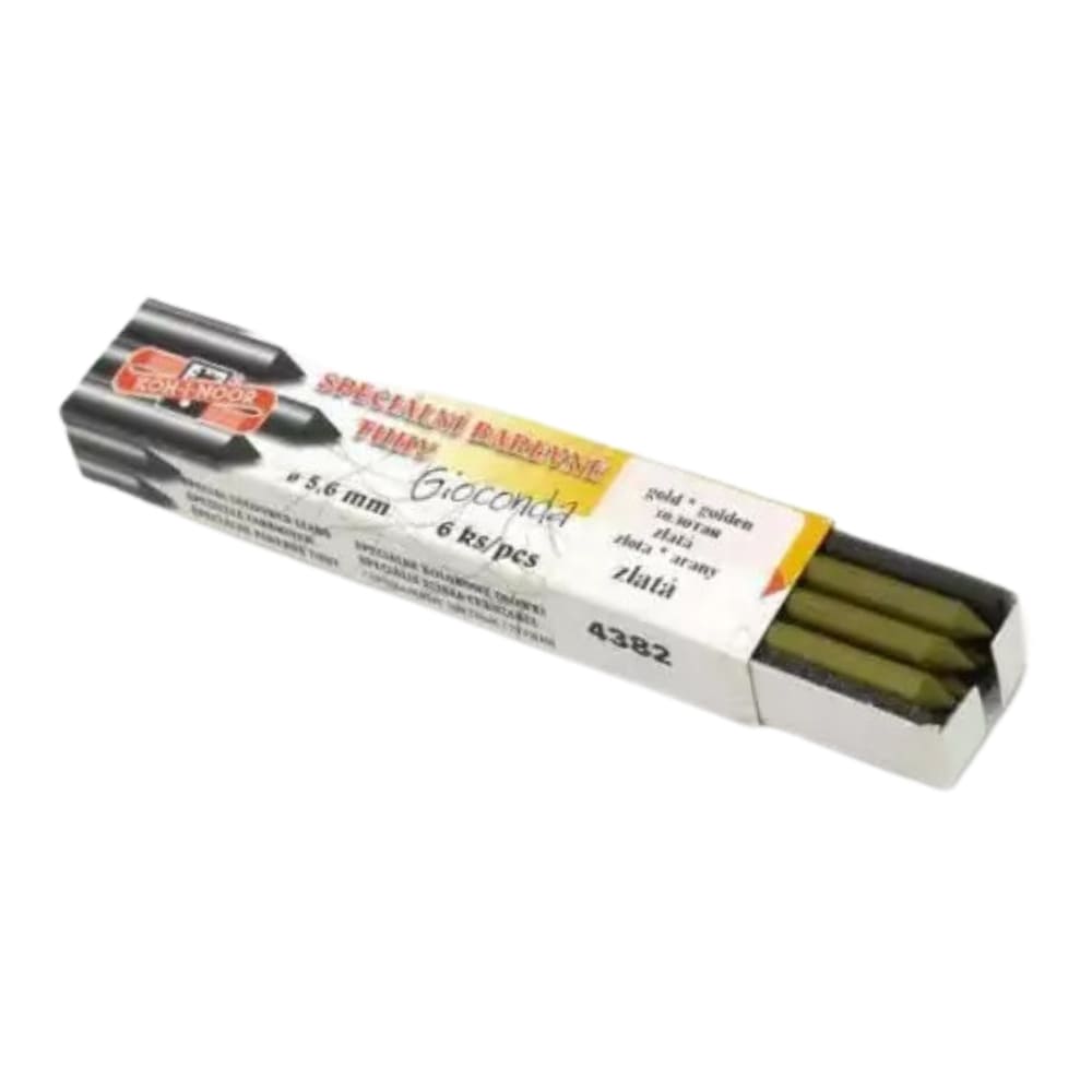 Mina Dourada 5.6mm Extra Grossa - Caixa com 06 Minas