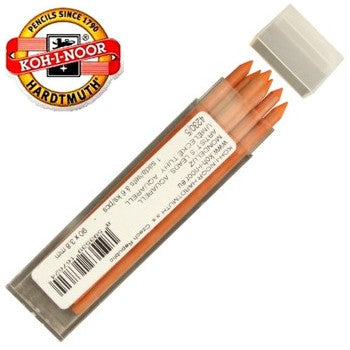 Mina Grafite Aquarelável Koh I Noor 3.8mm 05 Laranja