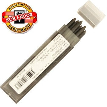 Mina Grafite Aquarelável Koh I Noor 3.8mm 35 Cinza Escuro