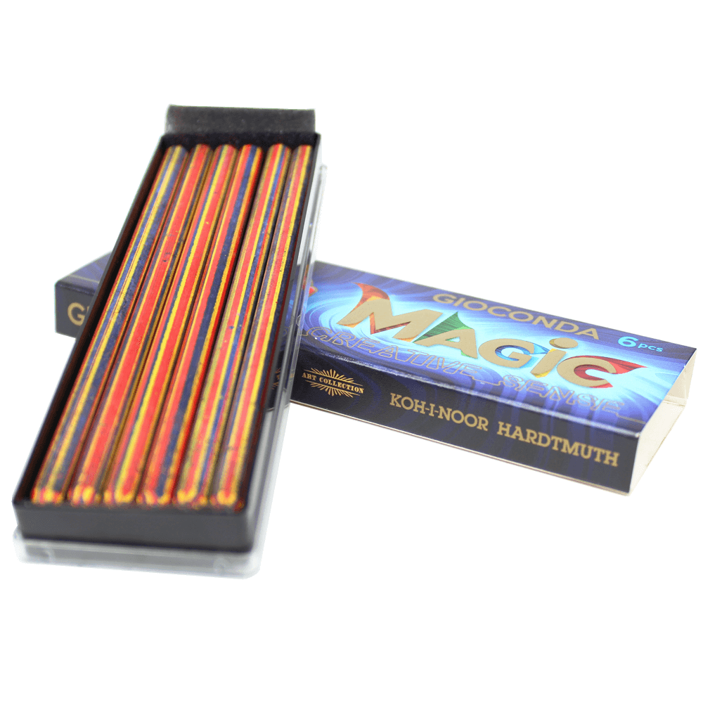 Mina Multicolorida 5.6mm Extra Grossa - Caixa com 06 Minas