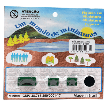 Miniatura de Sofá 1/100 674 Minitec 04 Peças