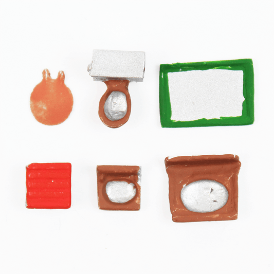 Miniatura de Banheiro 1/100 645 Minitec 06 Peças