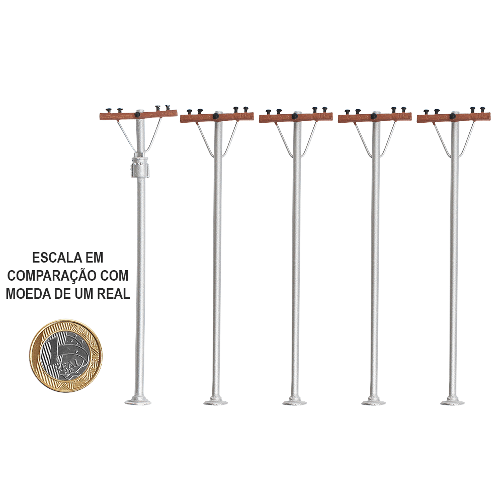 Miniatura de Poste 1/100 2000 Minitec 05 Peças