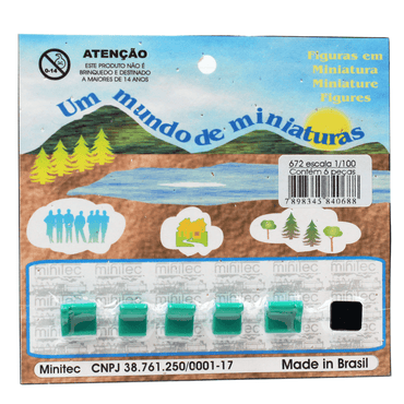 Miniatura de Sofá 1/100 672 Minitec 06 Peças