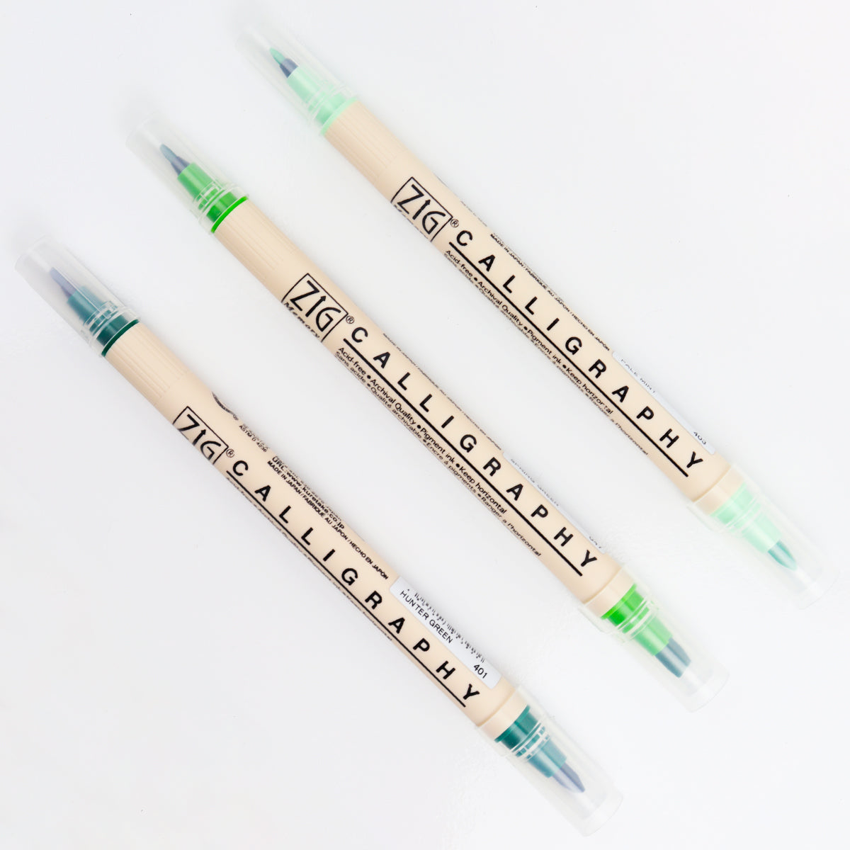 Caneta Caligrafia Artística Zig Kuretake 03 Cores Flush