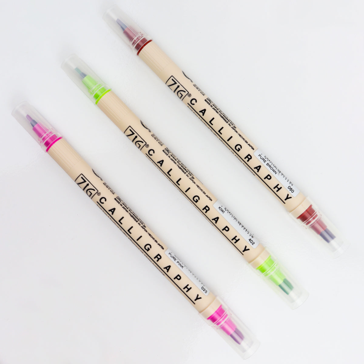 Caneta Caligrafia Artística Zig Kuretake 03 Cores Gift