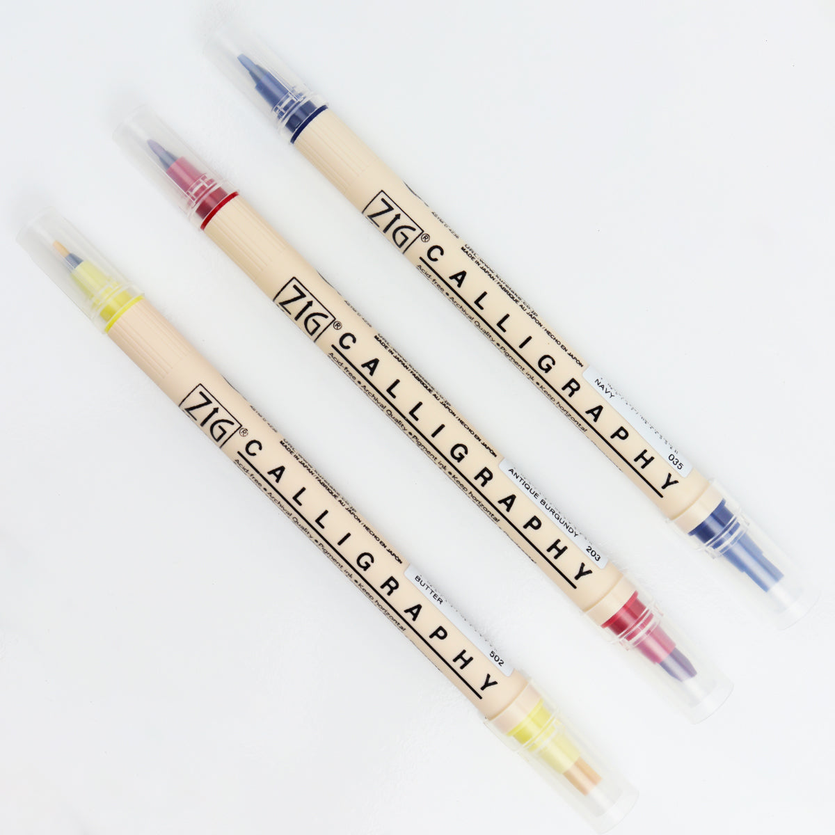 Caneta Caligrafia Artística Zig Kuretake 03 Cores Harmony