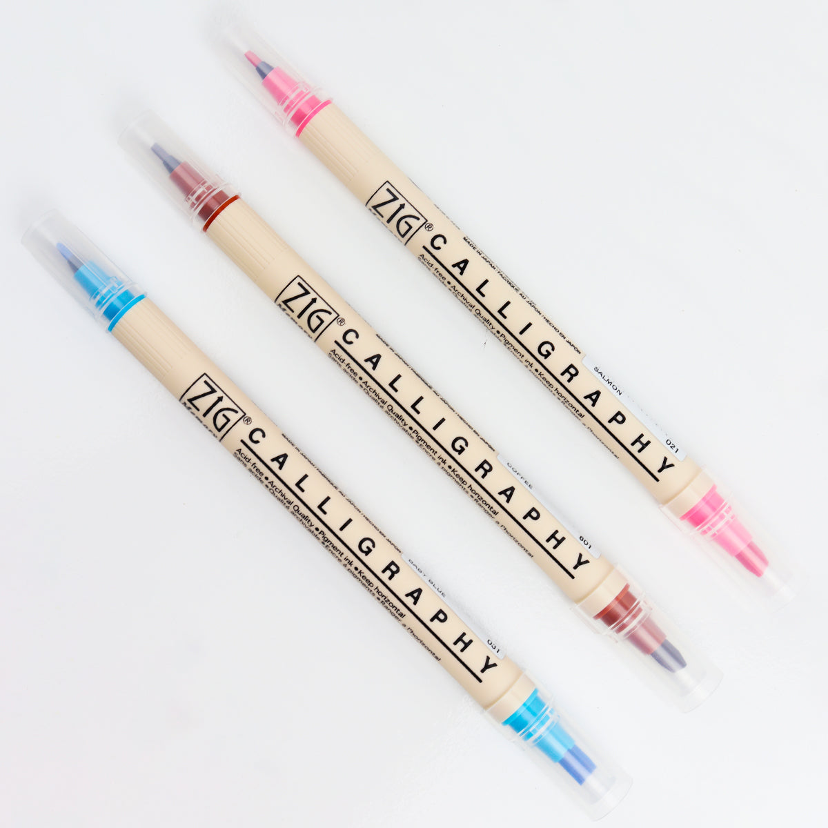 Caneta Caligrafia Artística Zig Kuretake 03 Cores Hope