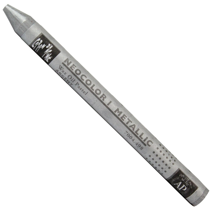Pastel Neocolor I Caran D’Ache 498 Metallic Silver