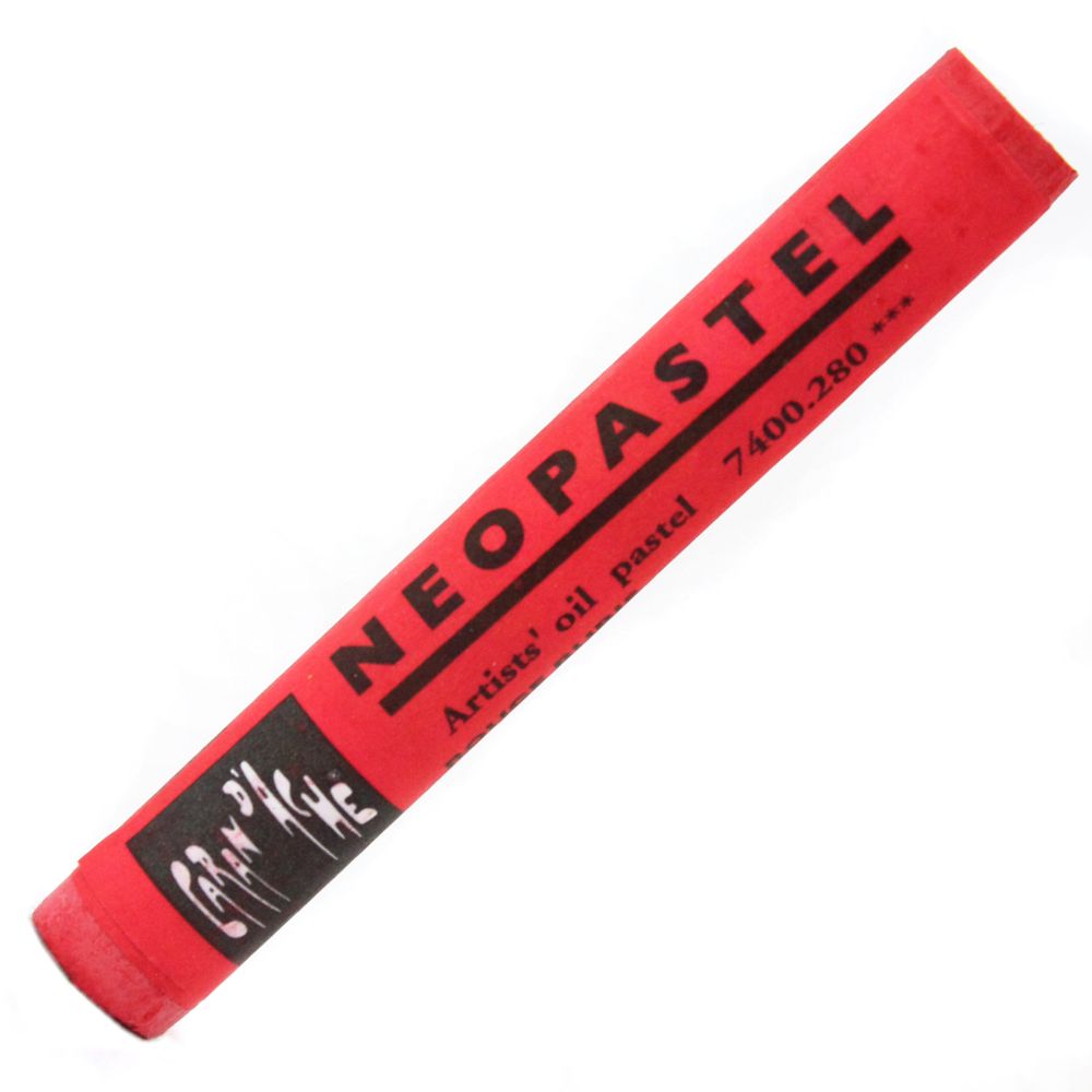 Pastel Oleoso Neopastel Caran d'Ache Tom Vermelho