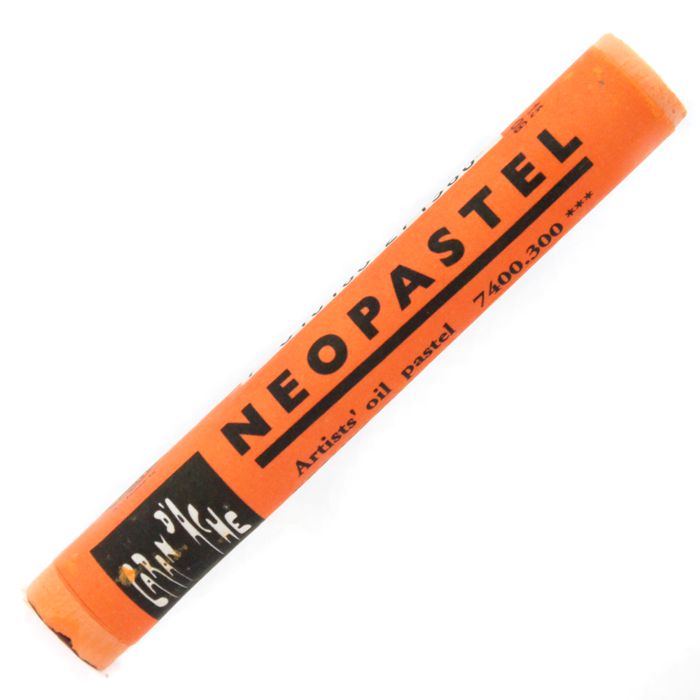 Pastel Oleoso Neopastel Caran d'Ache Tom Laranja