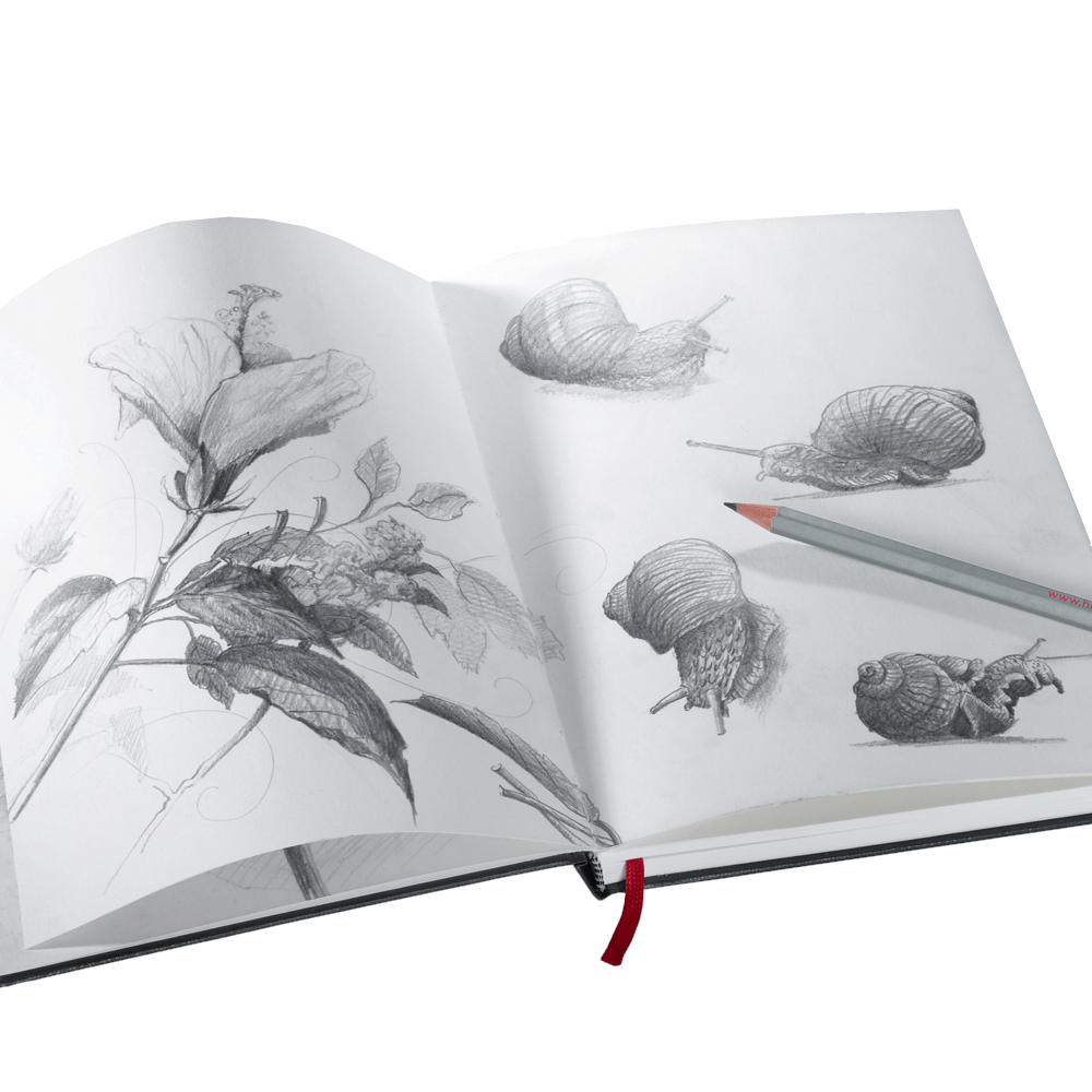 Bloco Papel Sketchbook Nostalgie Hahnemühle A4 Retrato