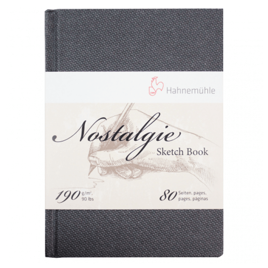 Bloco Papel Sketchbook Nostalgie Hahnemühle A4 Retrato