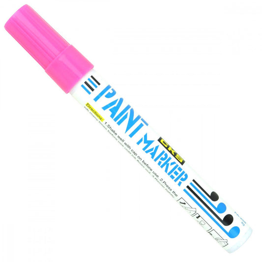 Caneta Permanente Paint Marker CKS Rosa