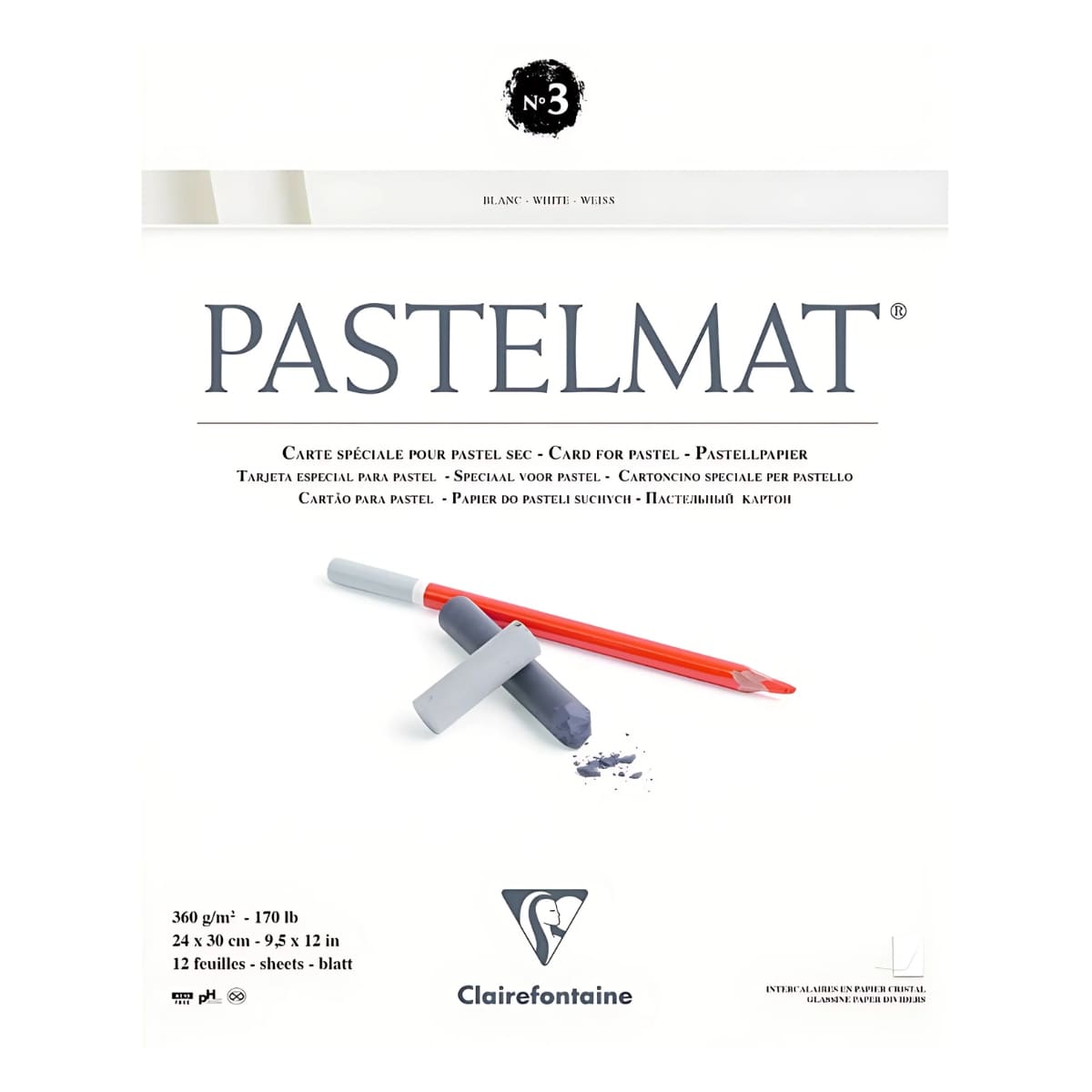 Papel Para Pastel Pastelmat 30x40cm Clairefontaine Nº3