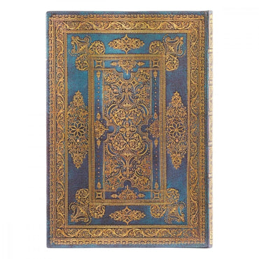 Paperblanks Blue Luxe Capa Dura Midi Sem Pauta