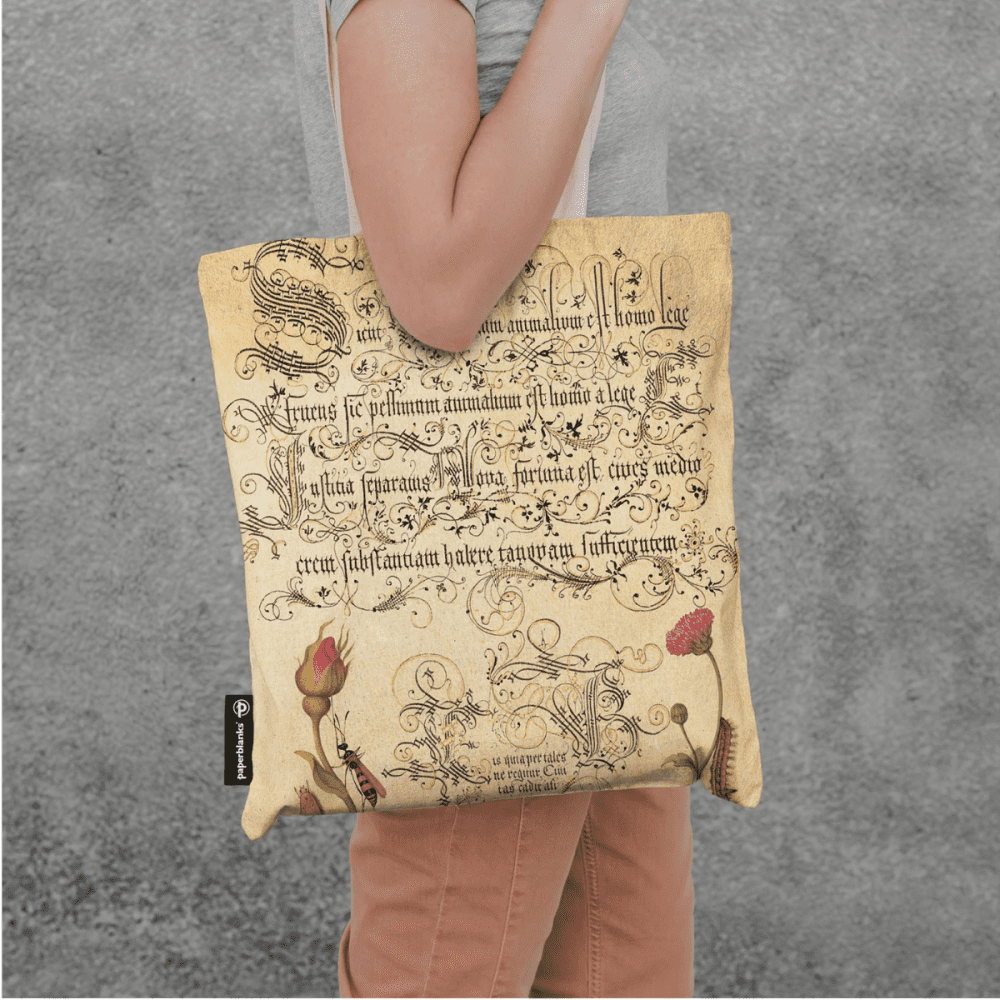 Bolsa Bag Paperblanks Flemish Rose