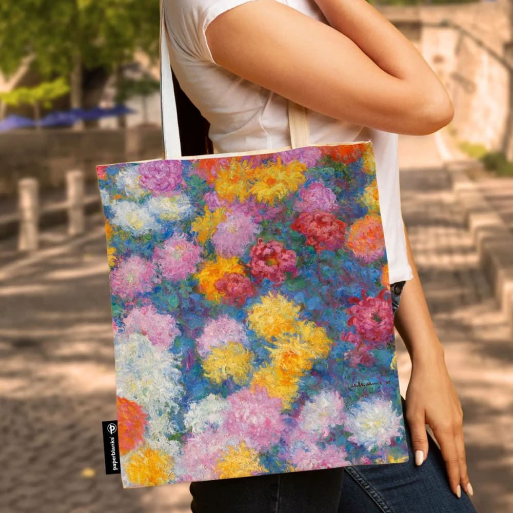 Bolsa Bag Paperblanks Monet’s Chrysanthemums