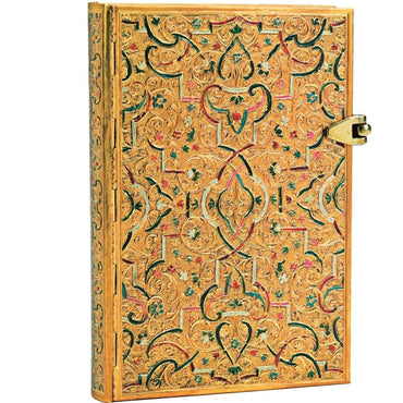 Paperblanks Gold Inlay Capa Dura Mini Pautado