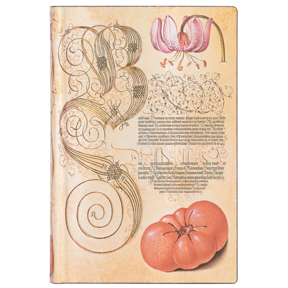 Paperblanks Lily & Tomato Mini Capa Flexível Pautado