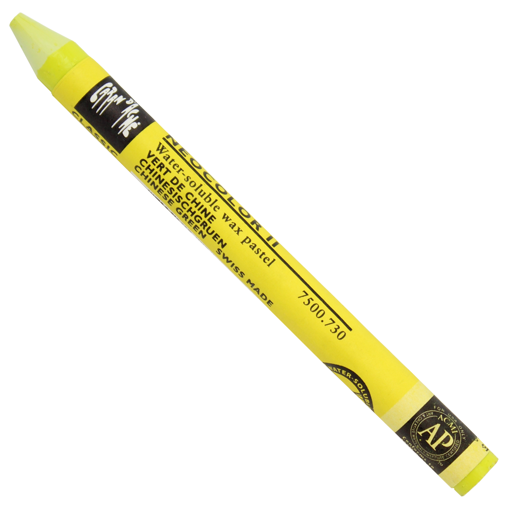 Giz Aquarelável Neocolor II Caran D’Ache Tom Amarelo