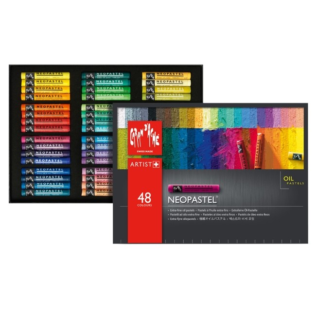 Pastel Oleoso Caran d'Ache Neopastel 48 Cores