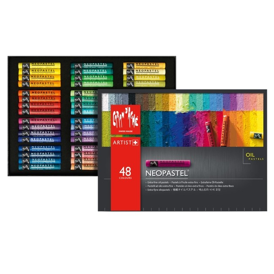 Pastel Oleoso Caran d'Ache Neopastel 48 Cores