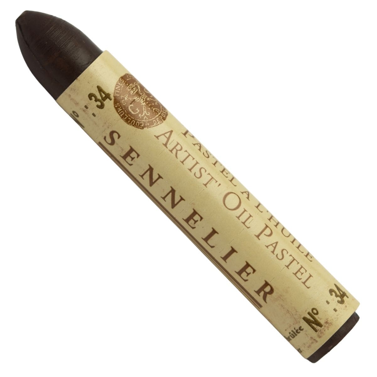 Pastel Oleoso Sennelier 5ml Tom Marrom