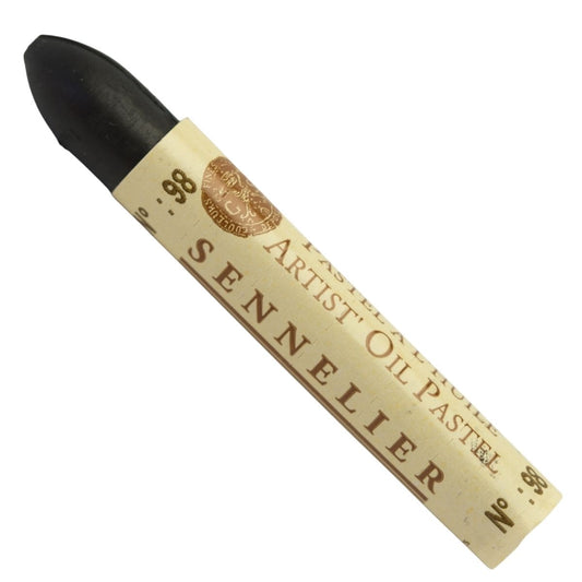 Pastel Oleoso Sennelier 5ml Tom Preto
