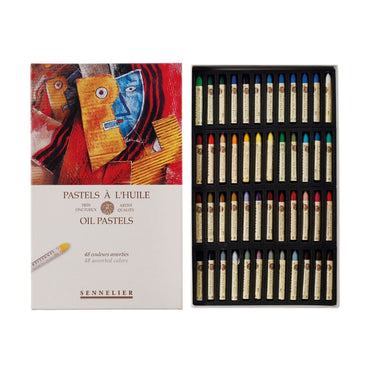 Pastel Oleoso Sennelier 48 Cores