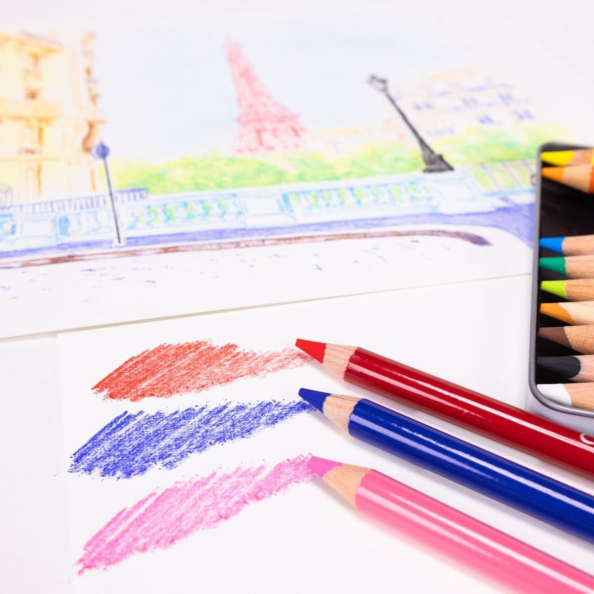 Kit Lápis Pastel Conté à Paris 2 Lápis Pretos