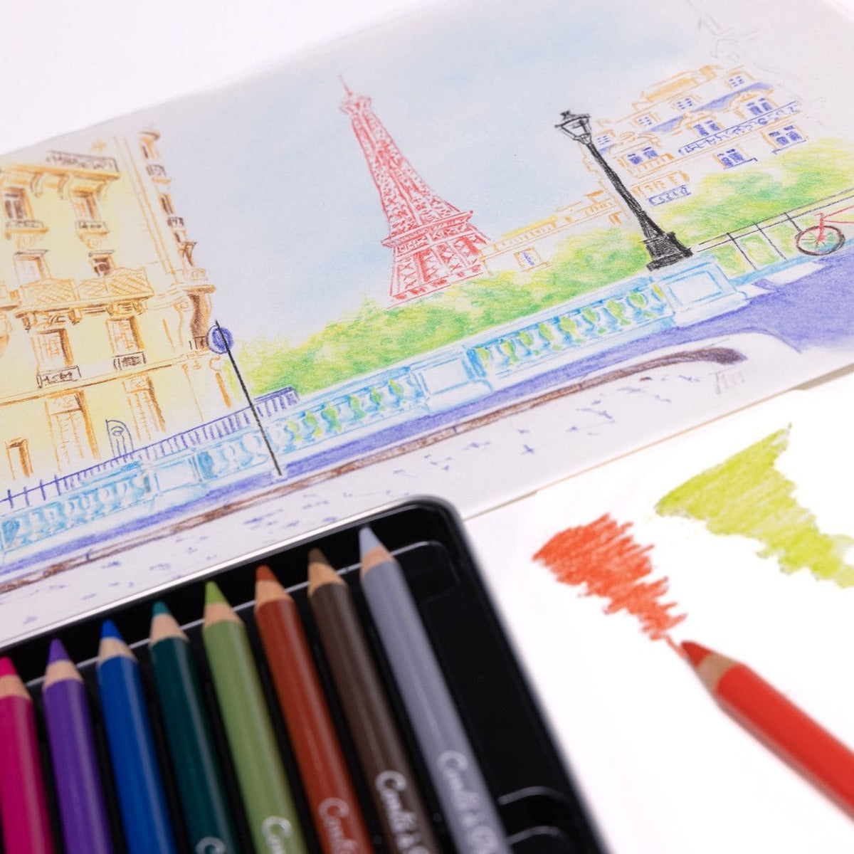 Kit Lápis Pastel Conté à Paris 2 Lápis Pretos