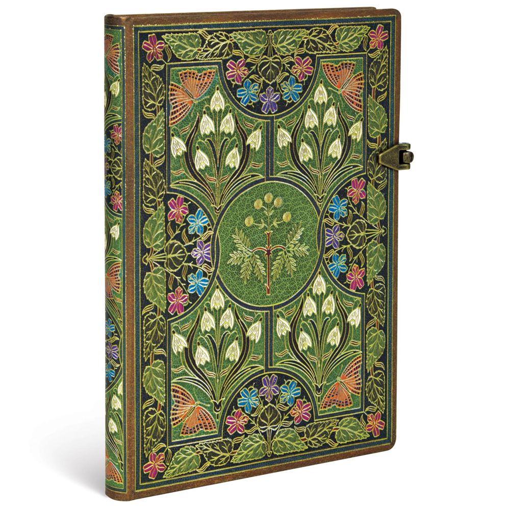 Paperblanks Poetry In Bloom Capa Dura Midi Pautado