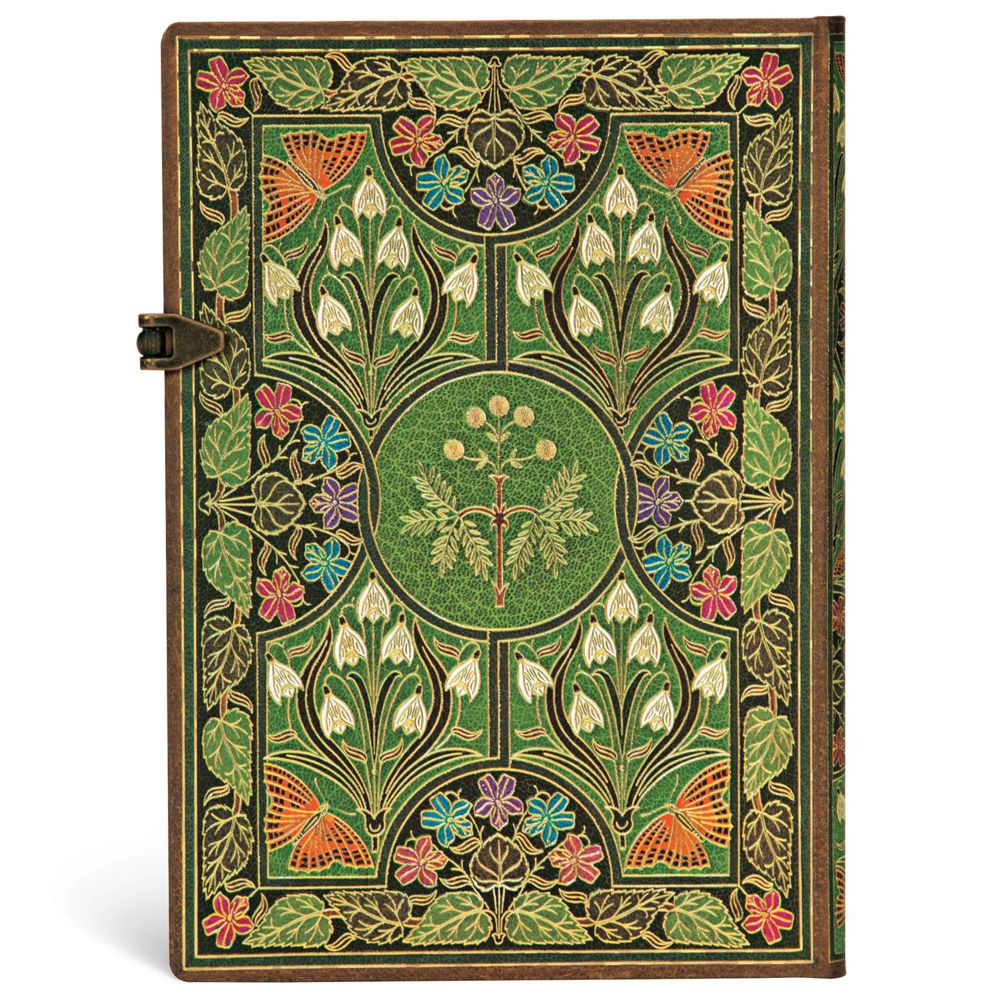 Paperblanks Poetry In Bloom Capa Dura Midi Pautado