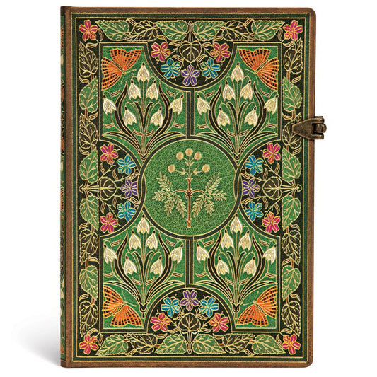 Paperblanks Poetry In Bloom Capa Dura Midi Pautado