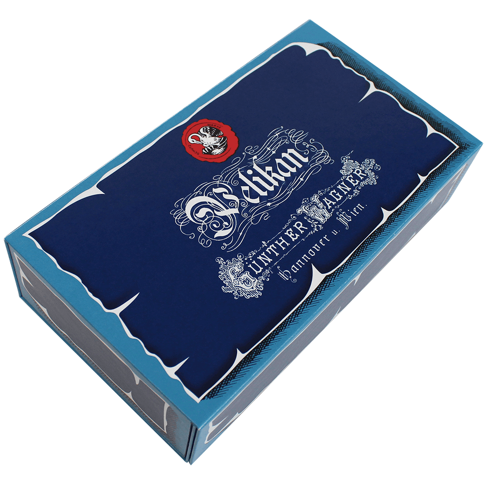 Estojo Caneta Tinteiro Pelikan M120 Iconic Blue Pena M