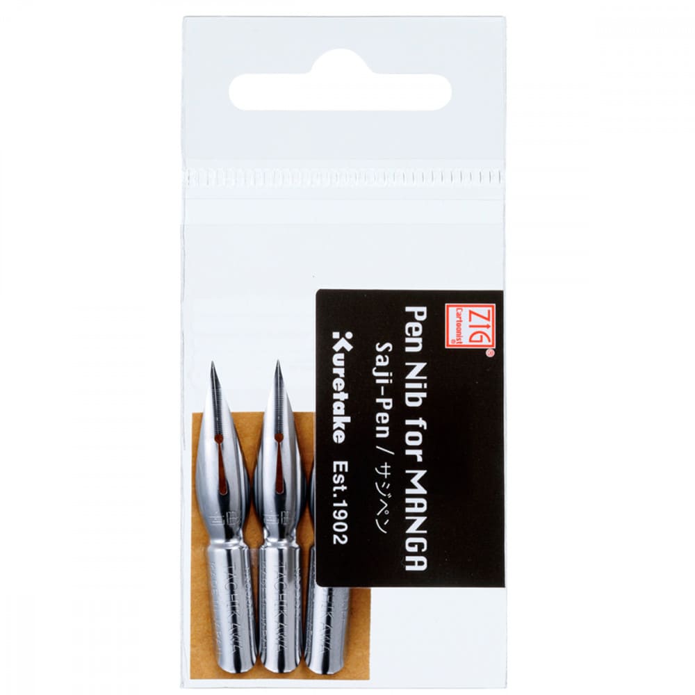 Pena de Caligrafia Saji Kuretake 3 Unidades