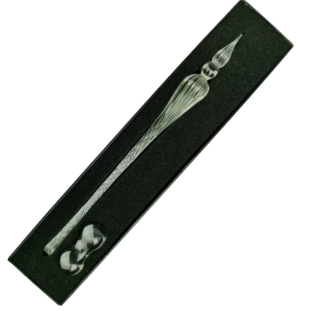 Pena de Vidro Para Caligrafia Transparente