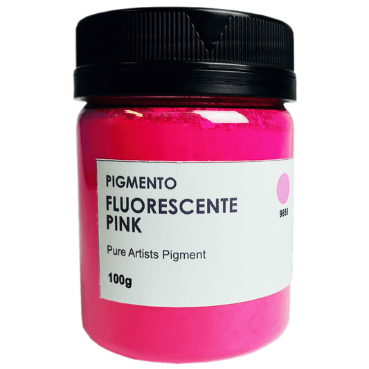 Pigmento Artístico Puro Cromacolor 100g 9888 Pink Fluorescente