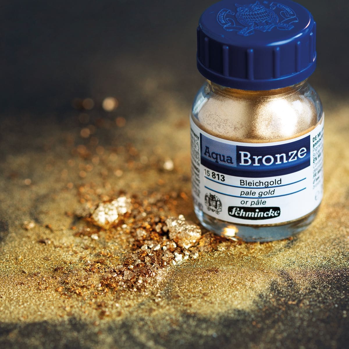 Pigmento Metálico Aqua Bronze Schmincke 20ml Rich Gold