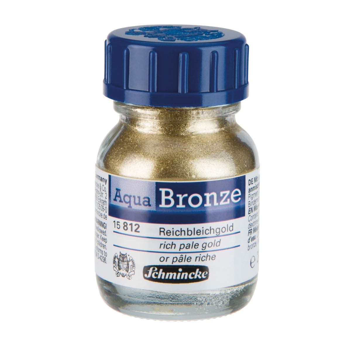 Pigmento Metálico Aqua Bronze Schmincke 20ml Rich Pale Gold
