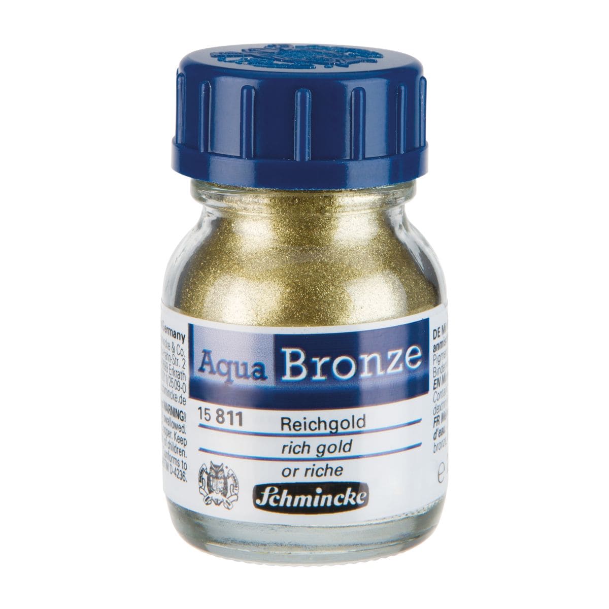 Pigmento Metálico Aqua Bronze Schmincke 20ml Rich Gold