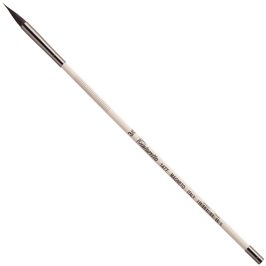 Pincel Aquarela Profissional Tintoretto Magneto Sintético Redondo 1477 3/0