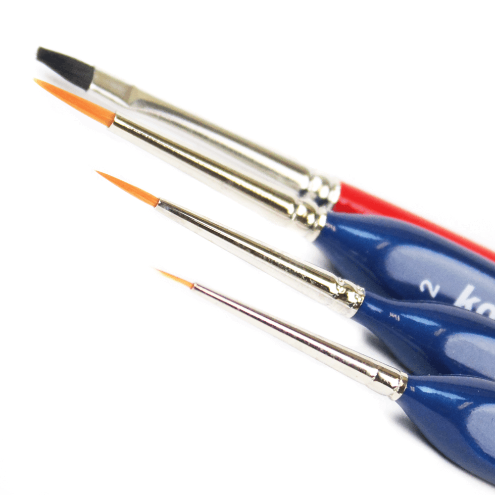 Kit de Pincéis Kolibri 4 Peças Hobby 190 334