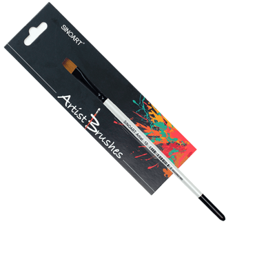 Pincel Chato Artist Curto Sinoart 10