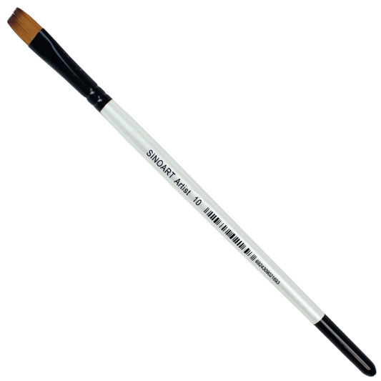 Pincel Chato Artist Curto Sinoart 10